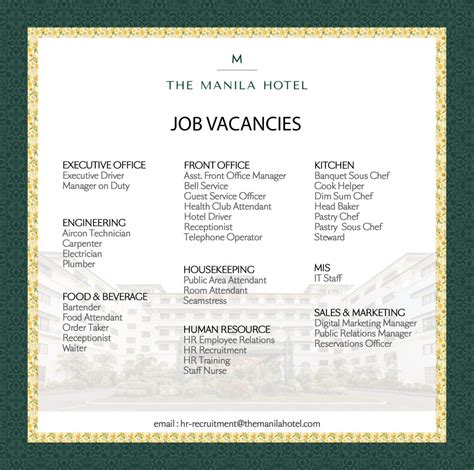 hotel 101 job hiring|Hotel 101 Jobs in Philippines .